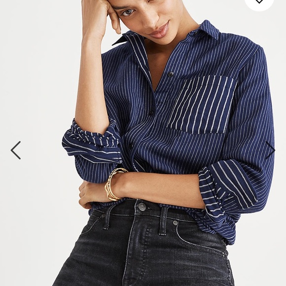 Madewell classic Ex-boyfriend shirt - Picture 2 of 10